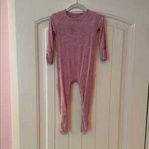 Little Sleepies Heather Mauve Crescent Zippy!